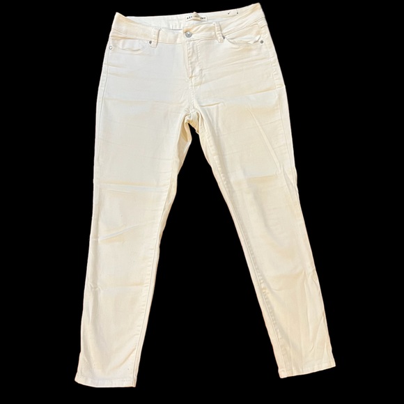 Artisan Ny Denim - White skinny crop jeans